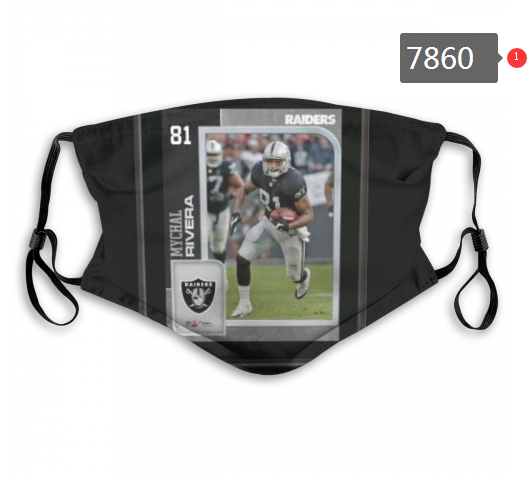 NFL 2020 Oakland Raiders #26 Dust mask with filter